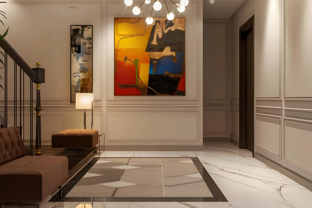 Oaks Interio, Pooja Room & foyer design